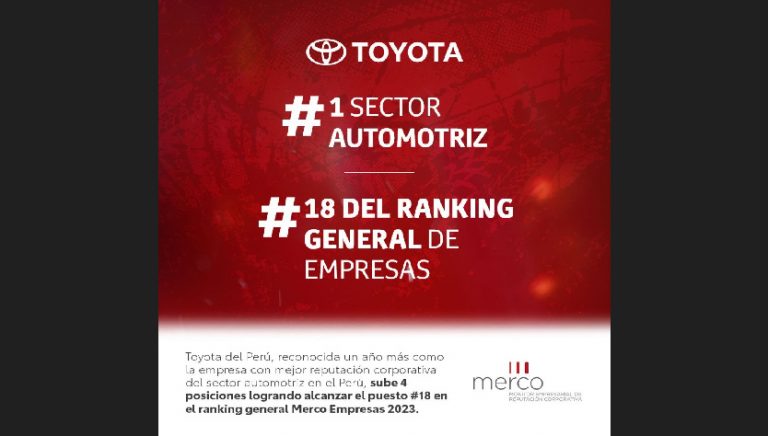 Toyota del Perú se consolida como líder del sector automotriz Señal