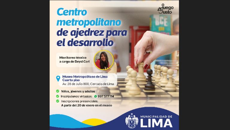 MML Clases de ajedrez en museo metropolitano de Lima Señal Alternativa